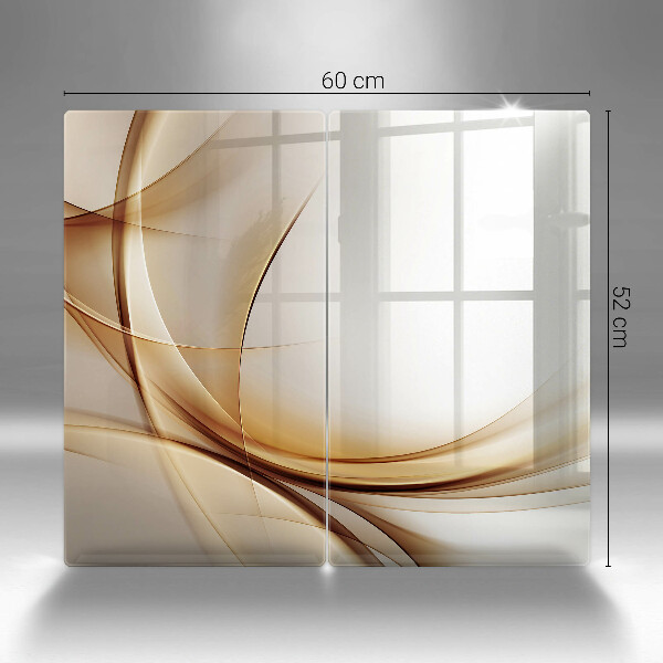 Steklena podloga za rezanje Abstraktne oblike