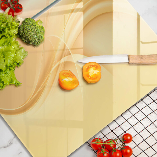 Steklena podloga za rezanje Abstrakcija dima