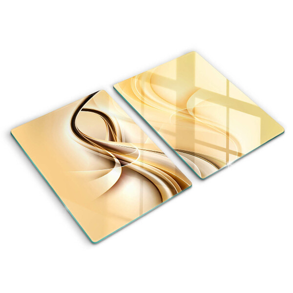 Steklena podloga za rezanje Abstrakcija dima