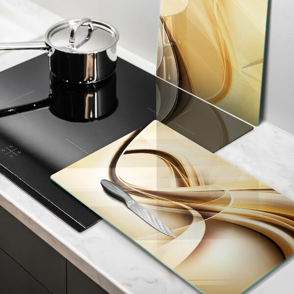 Steklena podloga za rezanje Abstrakcija dima