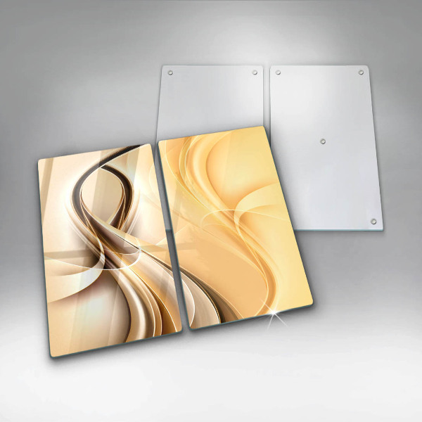 Steklena podloga za rezanje Abstrakcija dima