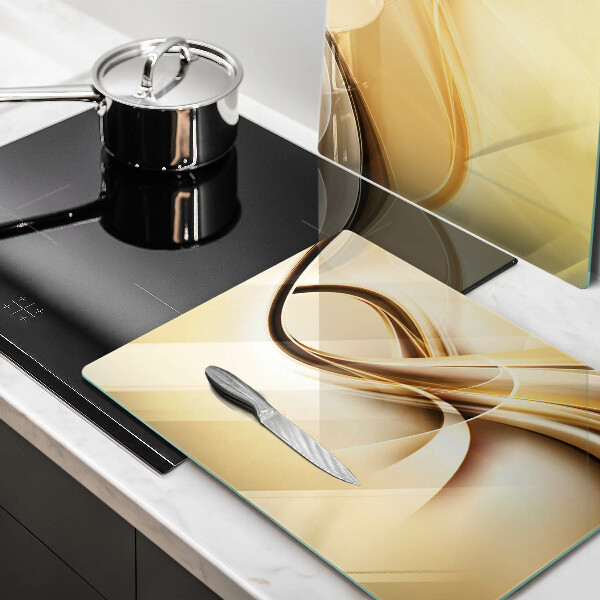 Steklena podloga za rezanje Abstrakcija dima