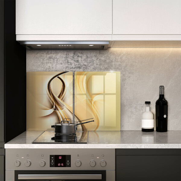 Steklena podloga za rezanje Abstrakcija dima