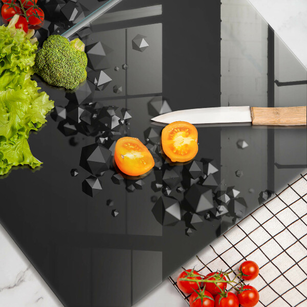 Steklena podloga za rezanje Abstrakcija 3D oblik