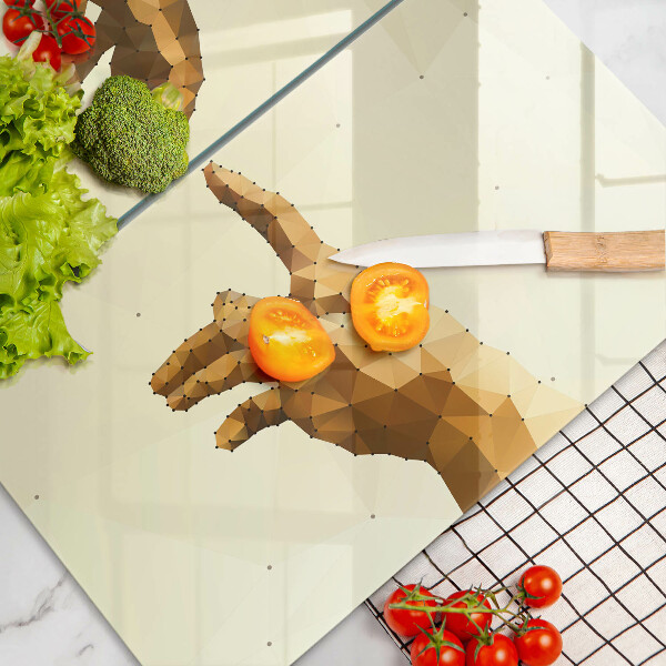 Steklena podloga za rezanje Stvarjenje Adamovih rok