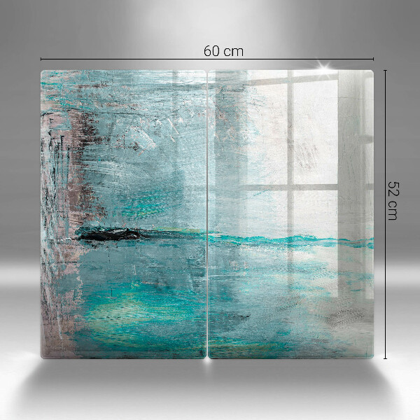 Steklena podloga za rezanje Pobarvaj abstrakcijsko ozadje