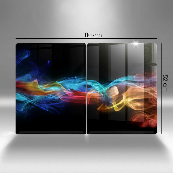 Steklena podloga za rezanje Barvit dim