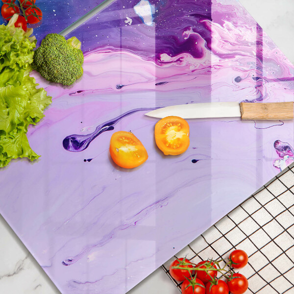 Steklena podloga za rezanje Abstraktna črnila