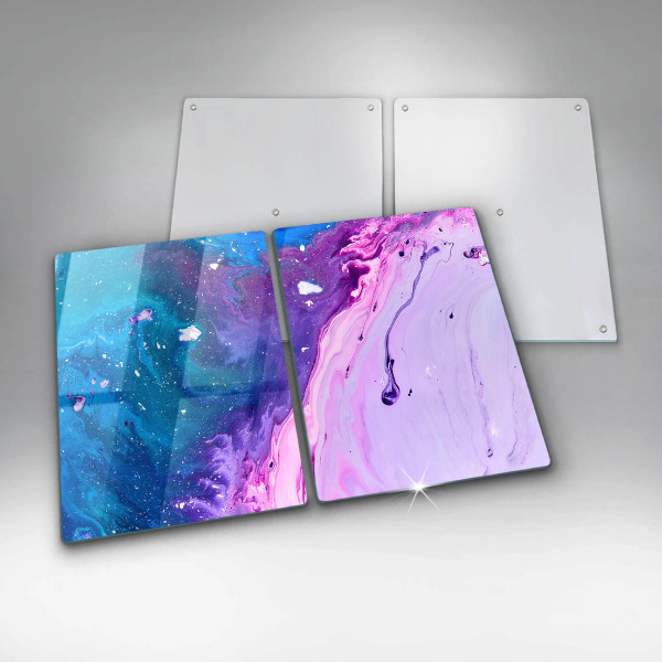 Steklena podloga za rezanje Abstraktna črnila