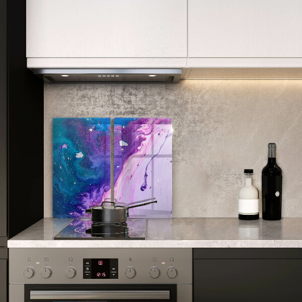 Steklena podloga za rezanje Abstraktna črnila