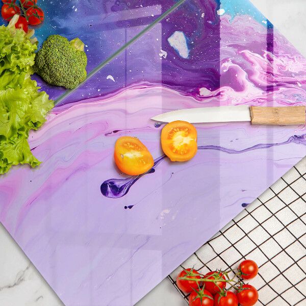 Steklena podloga za rezanje Abstraktna črnila