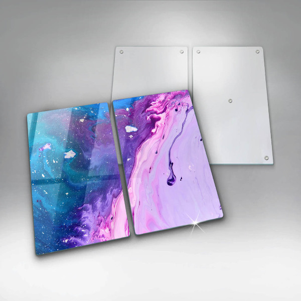 Steklena podloga za rezanje Abstraktna črnila