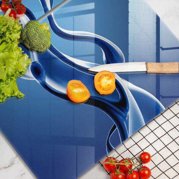 Steklena podloga za rezanje Abstrakcija tekočine