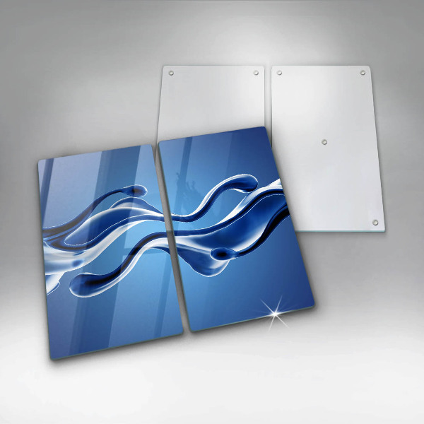 Steklena podloga za rezanje Abstrakcija tekočine