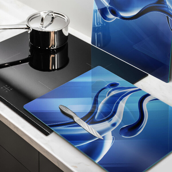 Steklena podloga za rezanje Abstrakcija tekočine