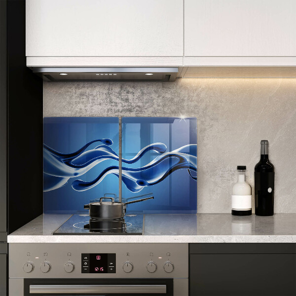 Steklena podloga za rezanje Abstrakcija tekočine