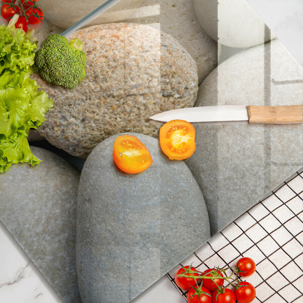 Steklena podloga za rezanje Vzorec ovalnih kamnov