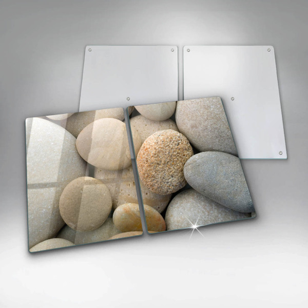 Steklena podloga za rezanje Vzorec ovalnih kamnov