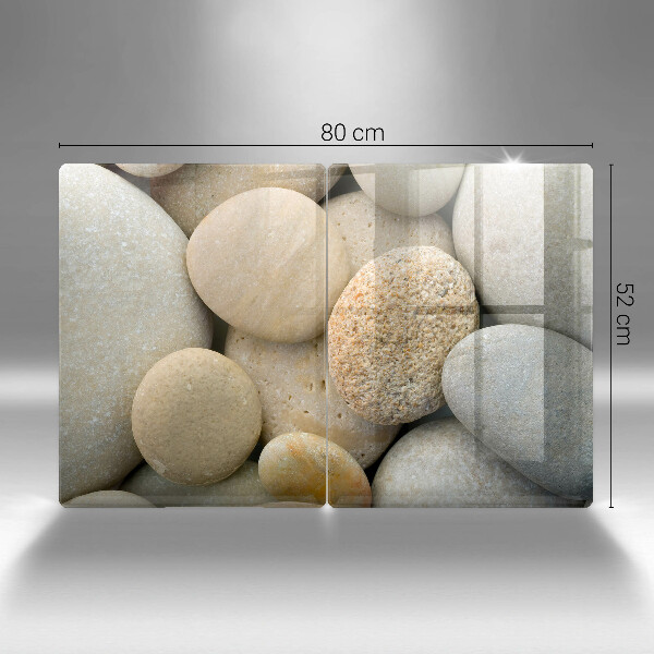 Steklena podloga za rezanje Vzorec ovalnih kamnov