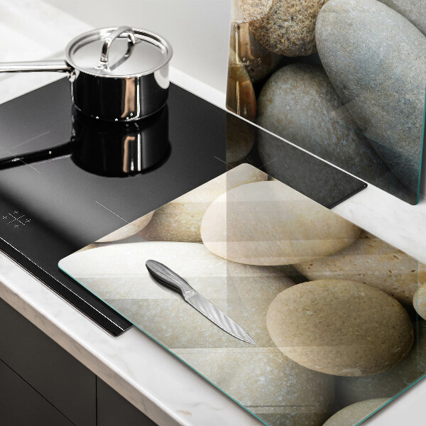 Steklena podloga za rezanje Vzorec ovalnih kamnov