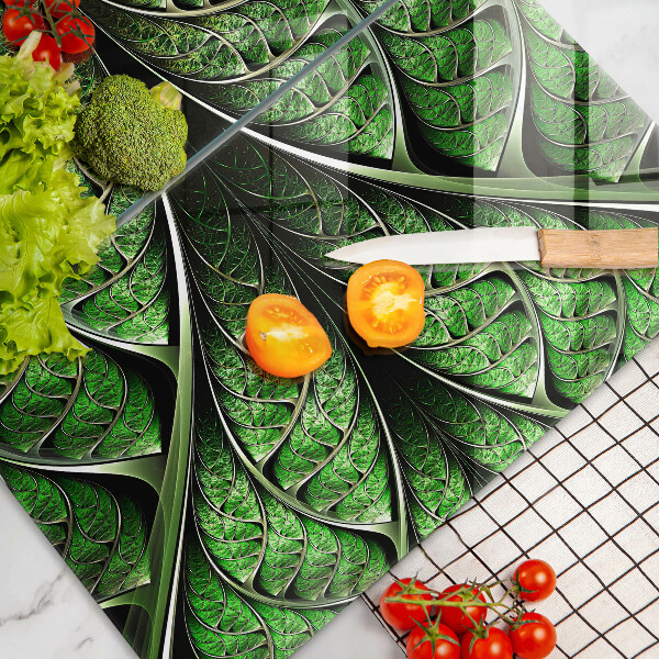 Steklena podloga za rezanje Zgradba listnih žil