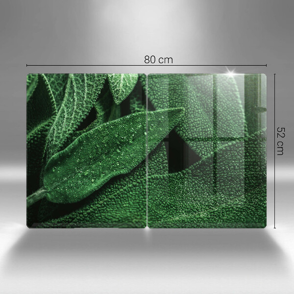 Steklena podloga za rezanje Listi rastline