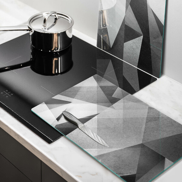 Steklena podloga za rezanje Konkretna ostra abstrakcija