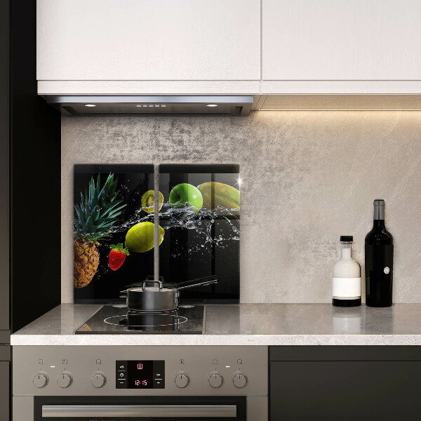 Steklena podloga za rezanje Sadje v vodi