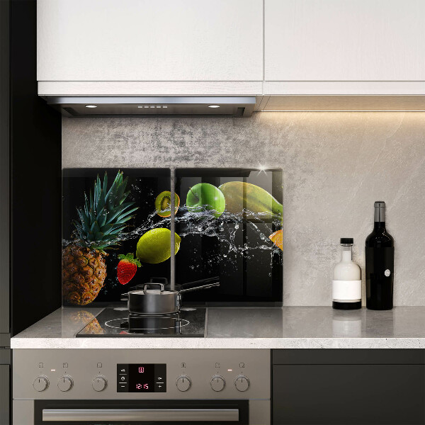 Steklena podloga za rezanje Sadje v vodi