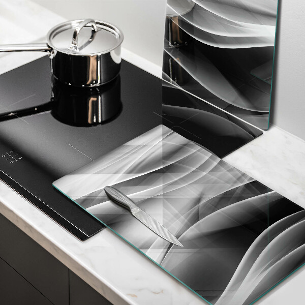 Steklena podloga za rezanje Abstrakcija nežne linije