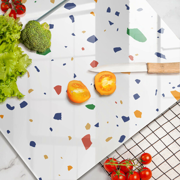 Steklena podloga za rezanje Pisana kamnina