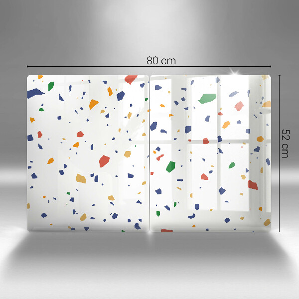 Steklena podloga za rezanje Pisana kamnina