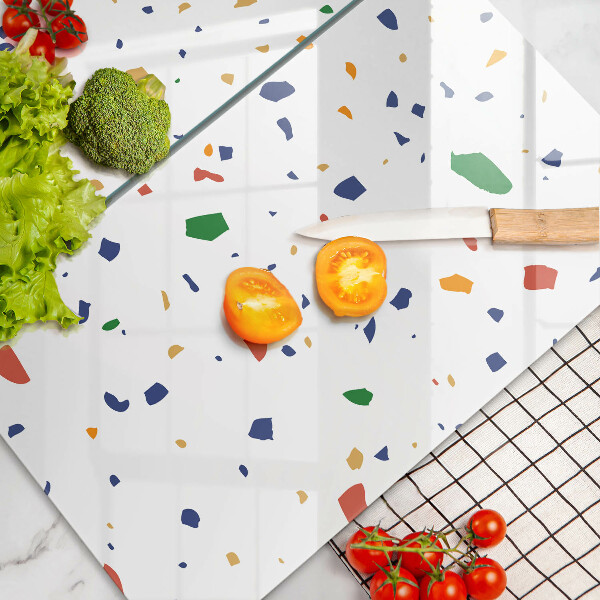 Steklena podloga za rezanje Pisana kamnina