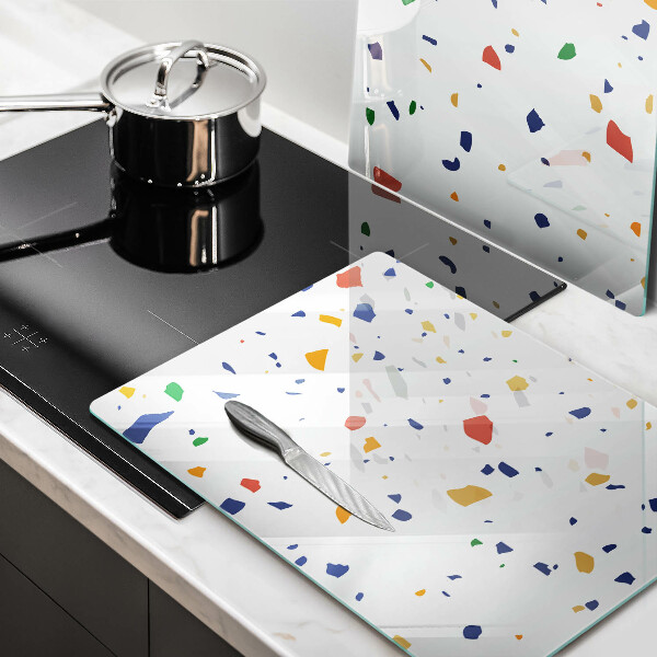 Steklena podloga za rezanje Pisana kamnina