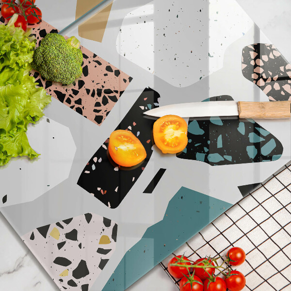 Steklena podloga za rezanje Kamenina