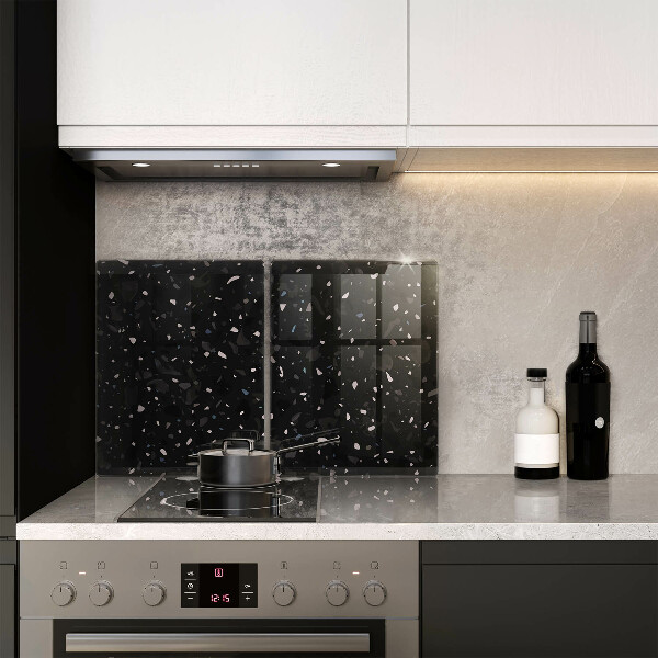 Steklena podloga za rezanje Temna kamenina