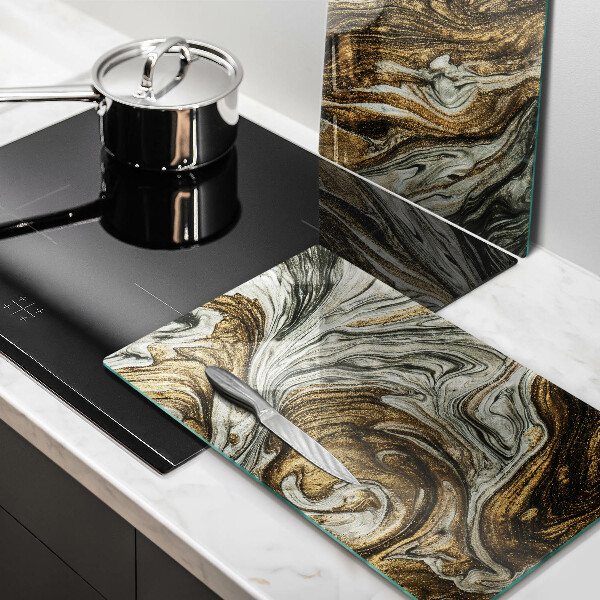 Steklena podloga za rezanje Bogata abstrakcija