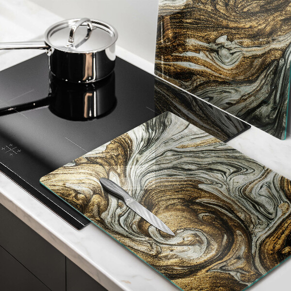 Steklena podloga za rezanje Bogata abstrakcija