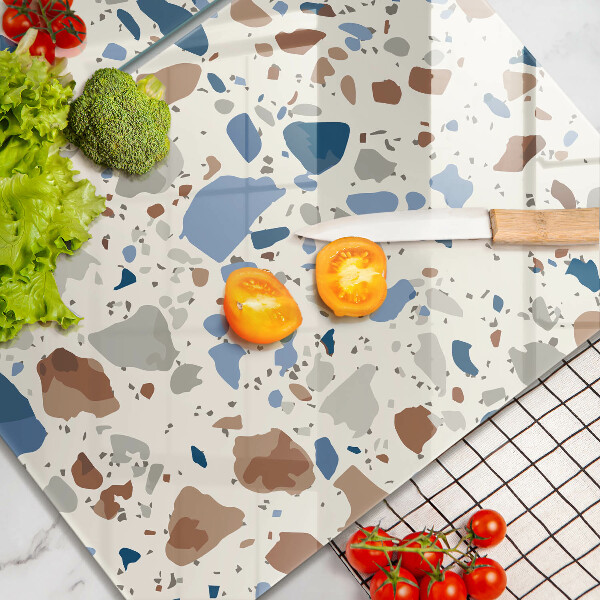 Steklena podloga za rezanje Dekorativna kamenina