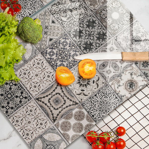 Steklena podloga za rezanje Dekorativne ploščice