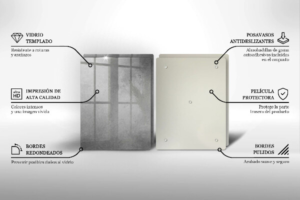 Steklena podloga za rezanje Ozadje s teksturo betona