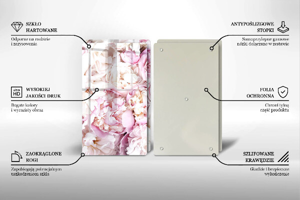 Steklena podloga za rezanje Šopek potonike