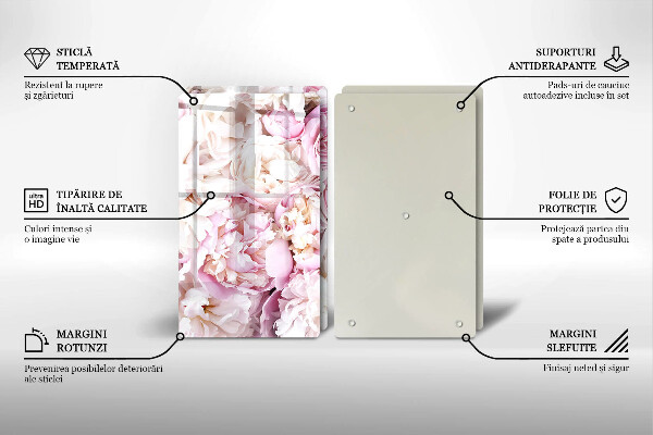 Steklena podloga za rezanje Šopek potonike