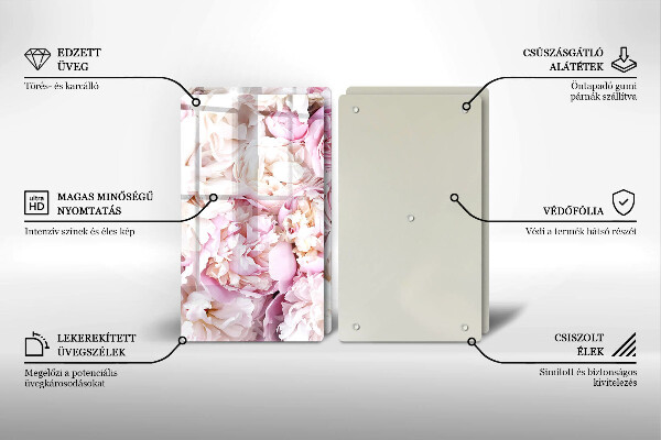 Steklena podloga za rezanje Šopek potonike