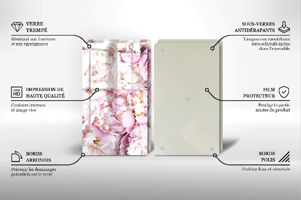 Steklena podloga za rezanje Šopek potonike