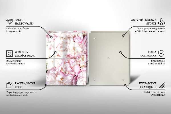 Steklena podloga za rezanje Šopek potonike