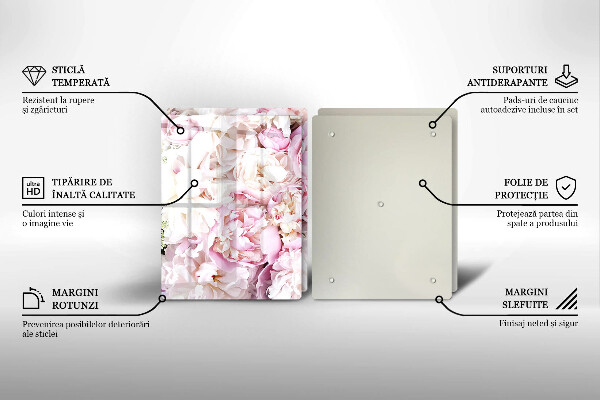 Steklena podloga za rezanje Šopek potonike