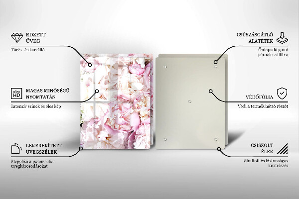 Steklena podloga za rezanje Šopek potonike