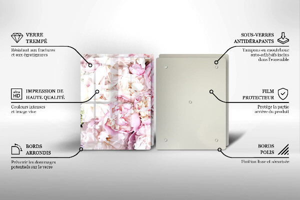 Steklena podloga za rezanje Šopek potonike