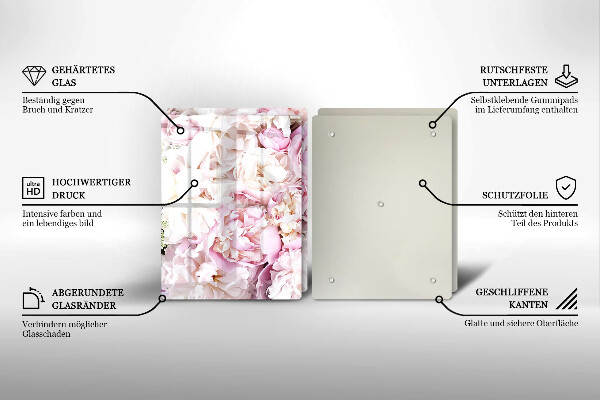 Steklena podloga za rezanje Šopek potonike